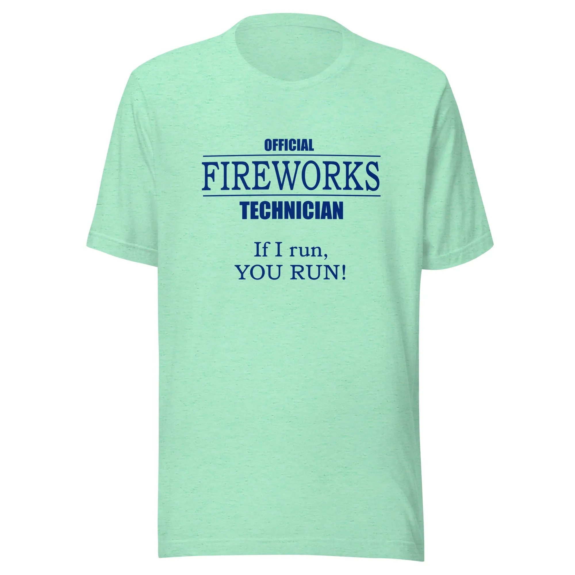 Official Fireworks Technician Unisex t-shirt Light