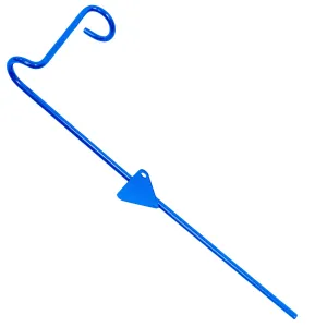 Pistol Grip Steel Rod Holder - (13 inch)