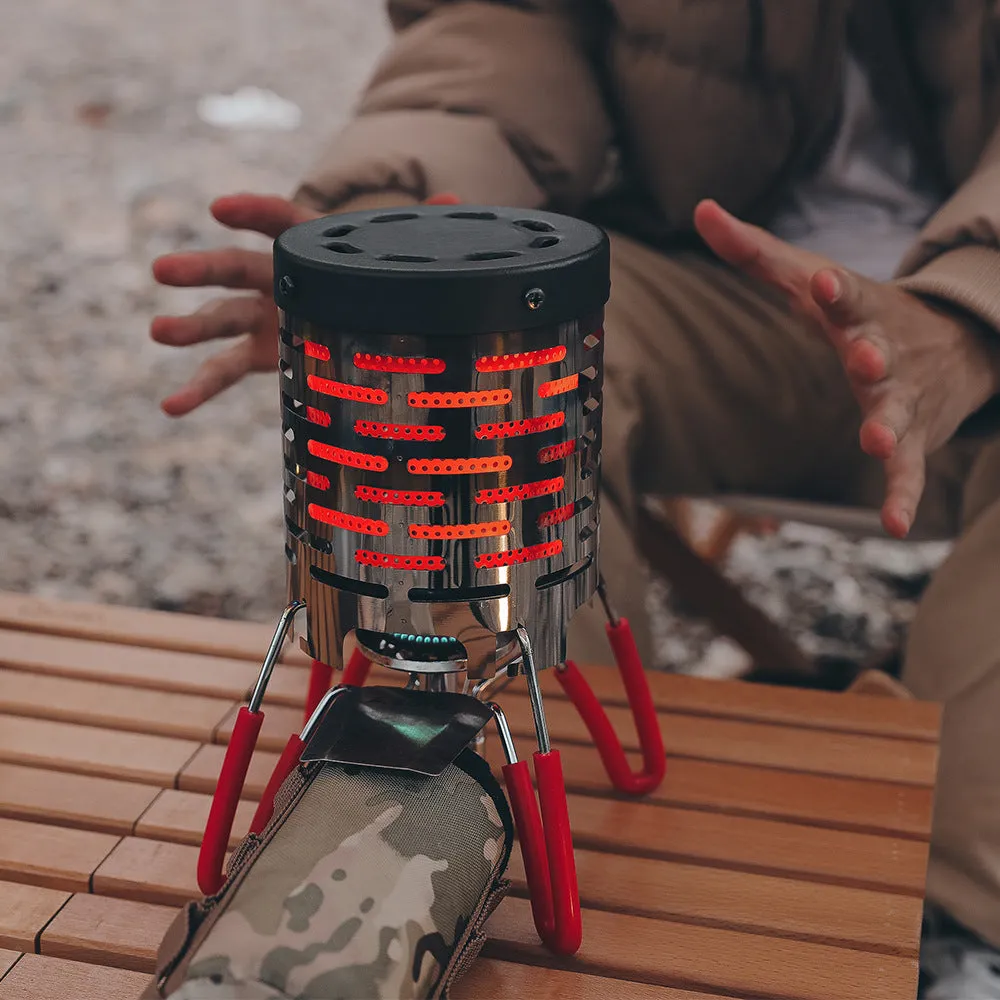 Portable Stainless Steel Windproof Outdoor Stove Heater Cover