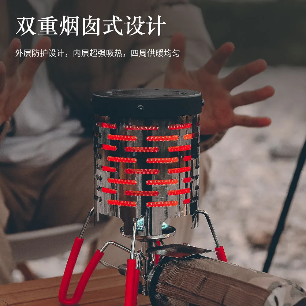 Portable Stainless Steel Windproof Outdoor Stove Heater Cover