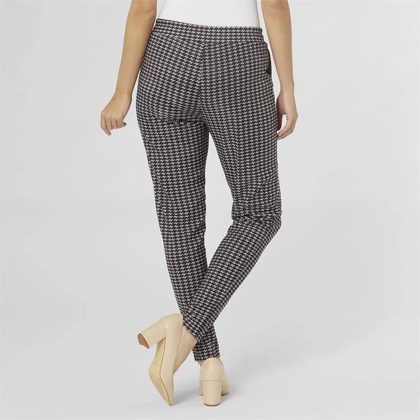 Printed Jasmine Traveler Pants - Black/Cream Ditsy - Final Sale