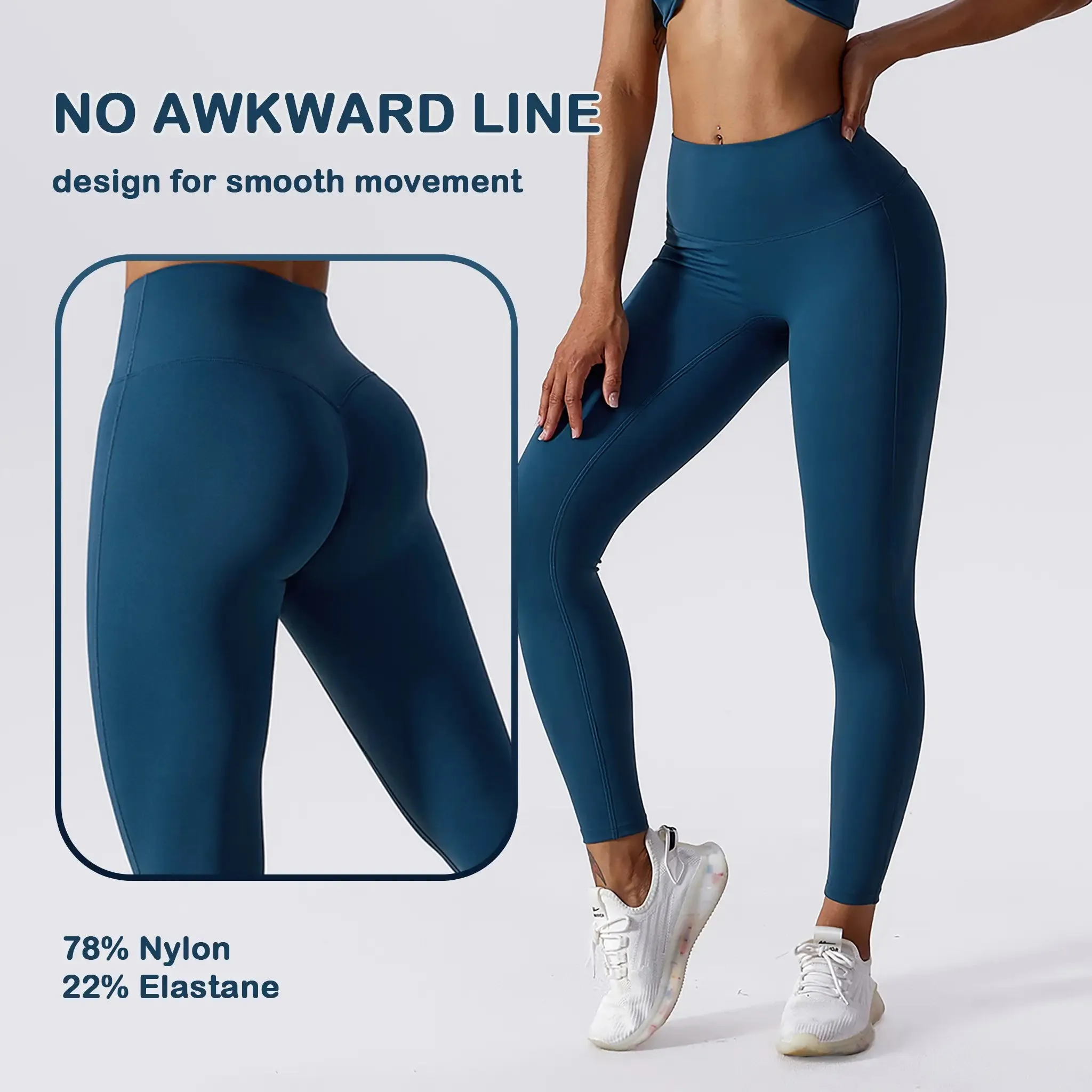 Quick-drying High Waist Tight Sports Pants
