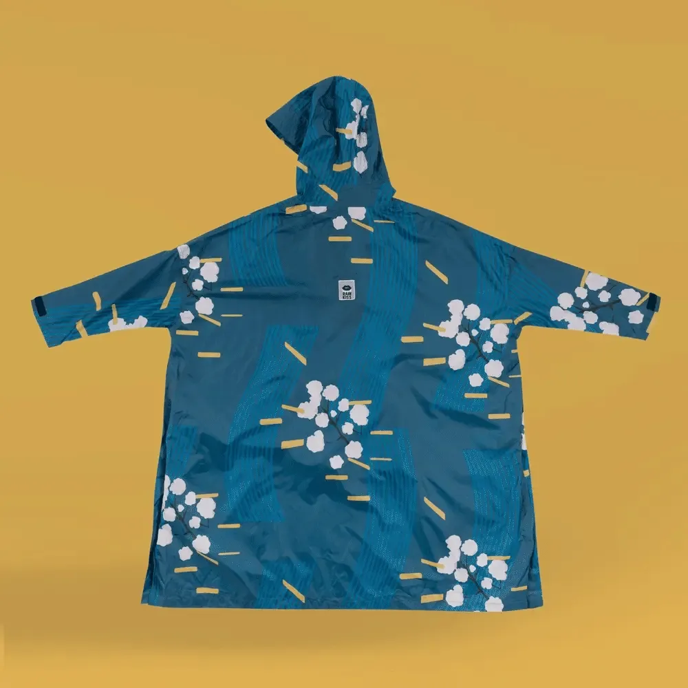Rainkiss Poncho - Dark Leopard
