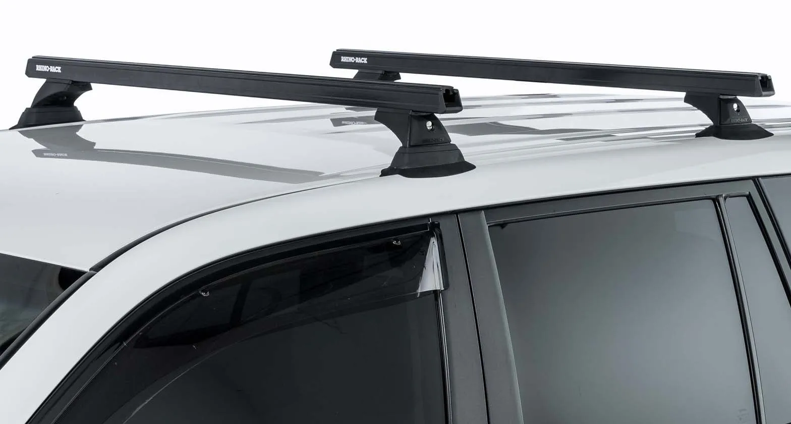 Rhino Rack Heavy Duty RCH Black 2 Bar Roof Rack FJ Cruiser