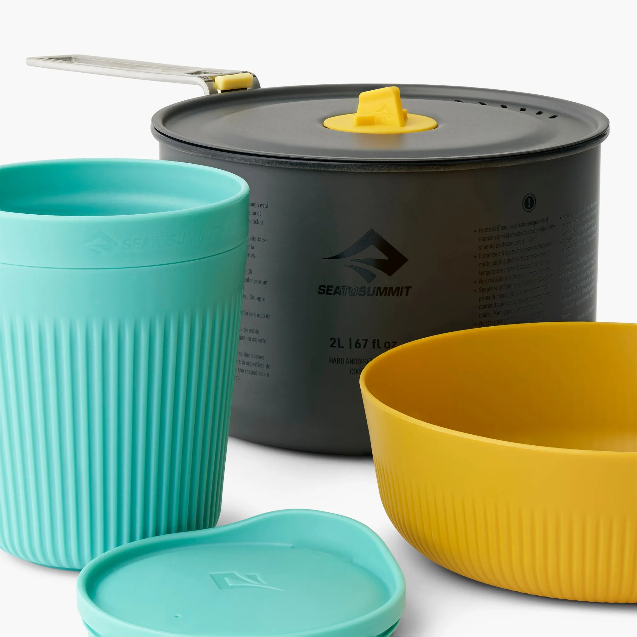 Sea to Summit Frontier Ultralight One Pot Cook Set (1 Person, Medium 3 Piece)