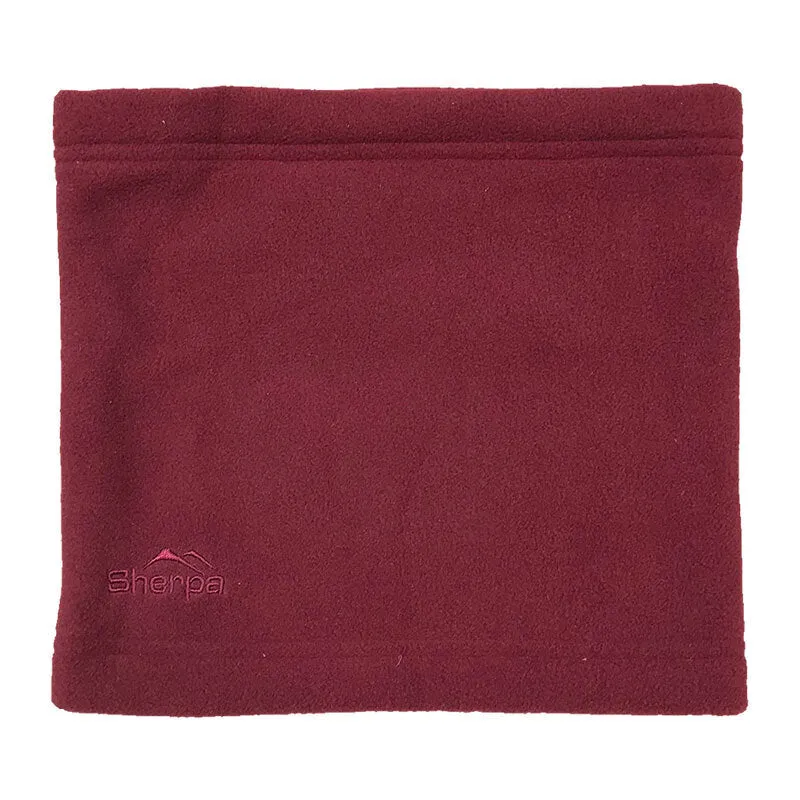 Sherpa Adults Neck Warmer - Burgundy