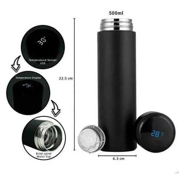 Smart Flask With LED Temperature Display Hot and Cold