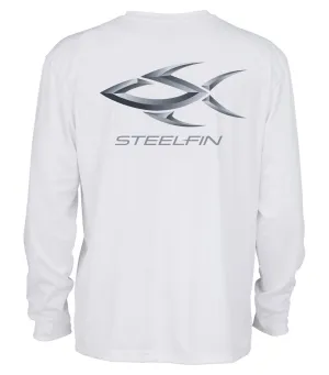 Steelfin Logo Performance Shirt – White