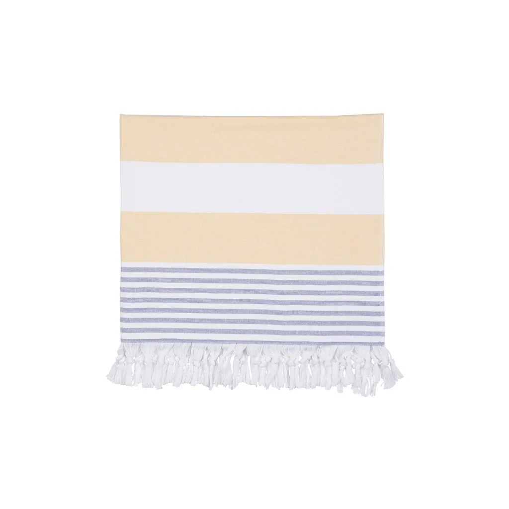 Striped Beach Towel - Sun Yellow