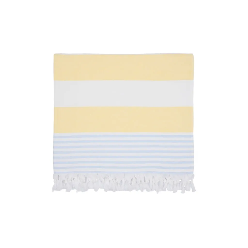 Striped Beach Towel - Sun Yellow
