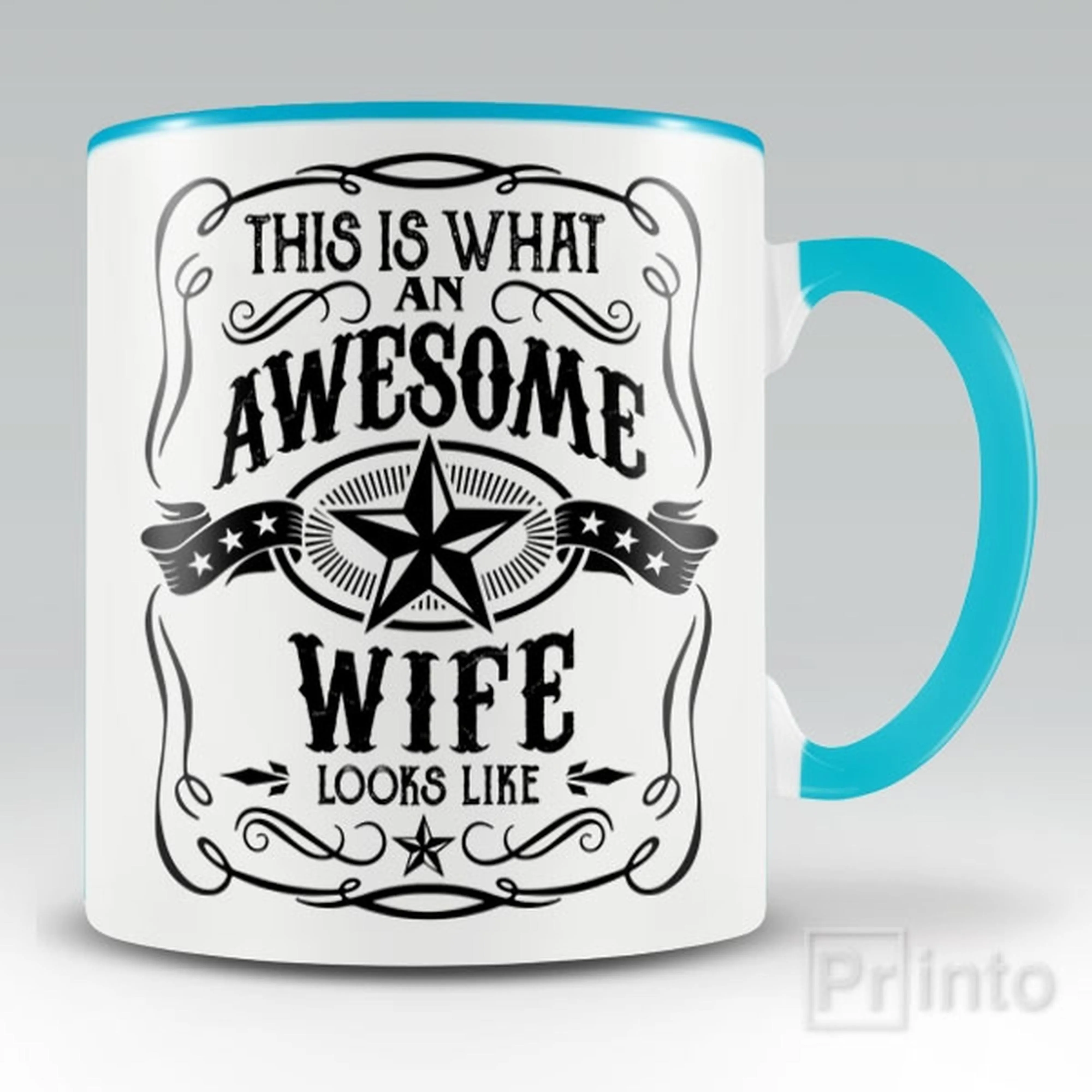 This is what an awesome wife looks like - mug