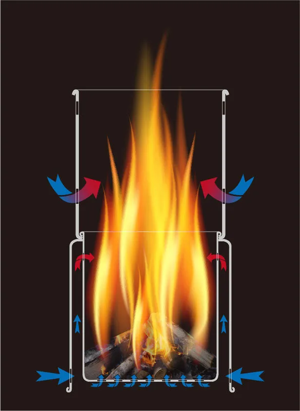 TOAKS TITANIUM BACKPACKING WOOD BURNING STOVE