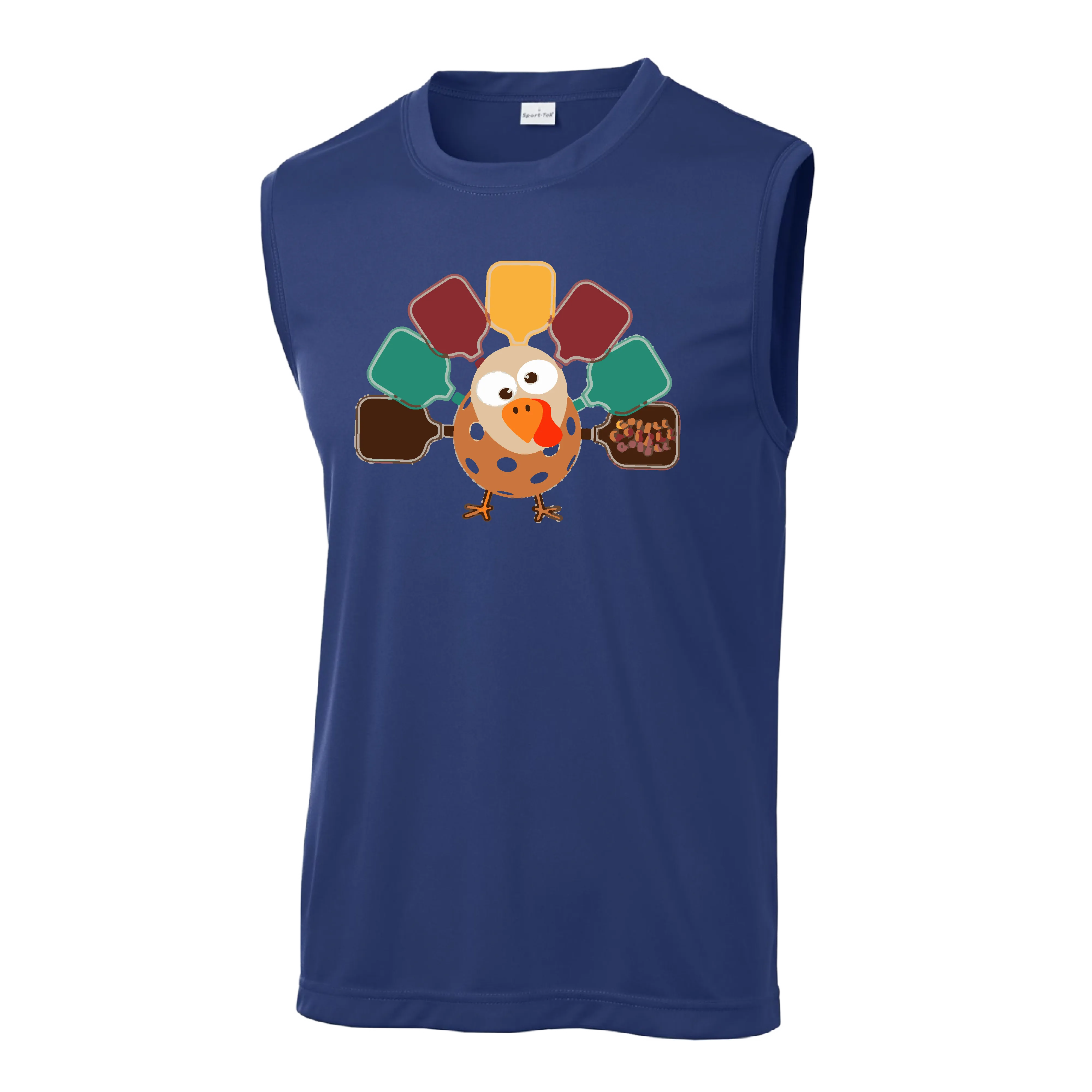 Turkey Pickleball | Men's Sleeveless Athletic Shirt | 100% Polyester