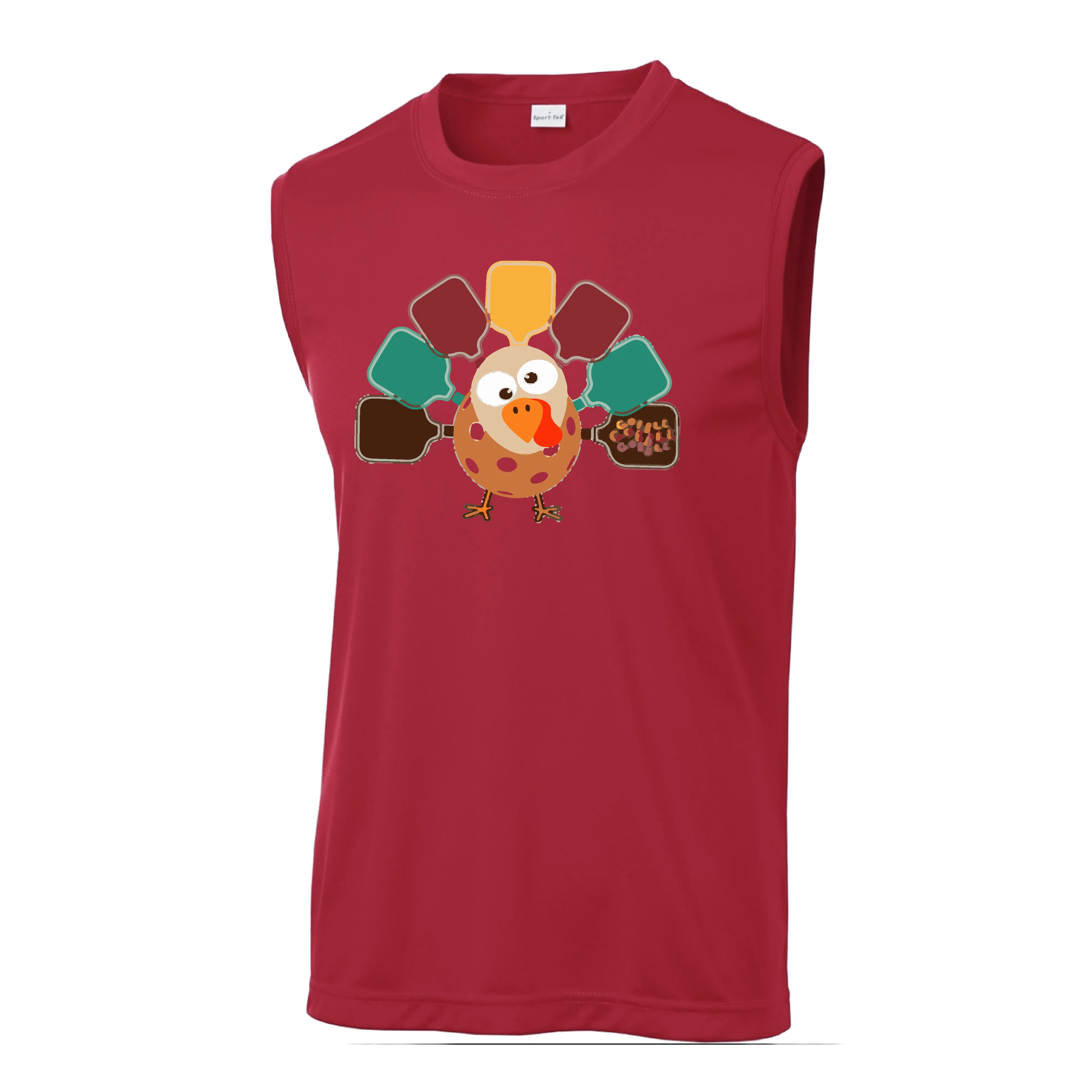 Turkey Pickleball | Men's Sleeveless Athletic Shirt | 100% Polyester