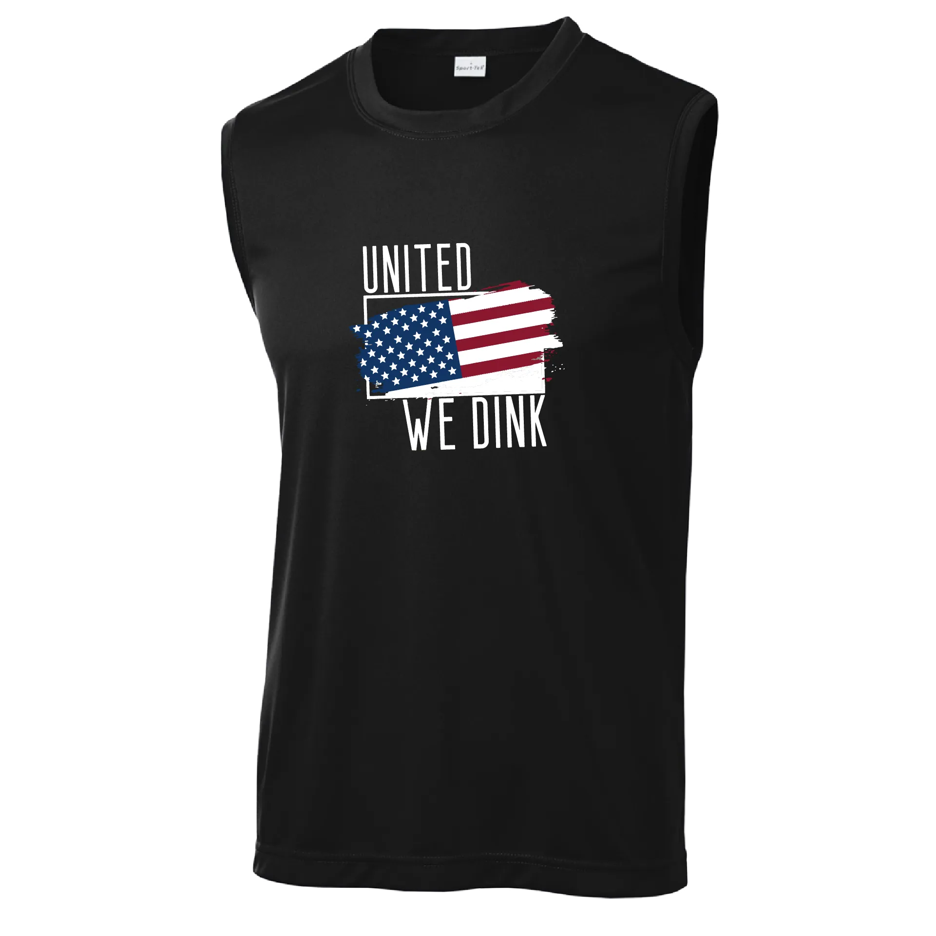 United We Dink | Men's Sleeveless Athletic Shirt | 100% Polyester