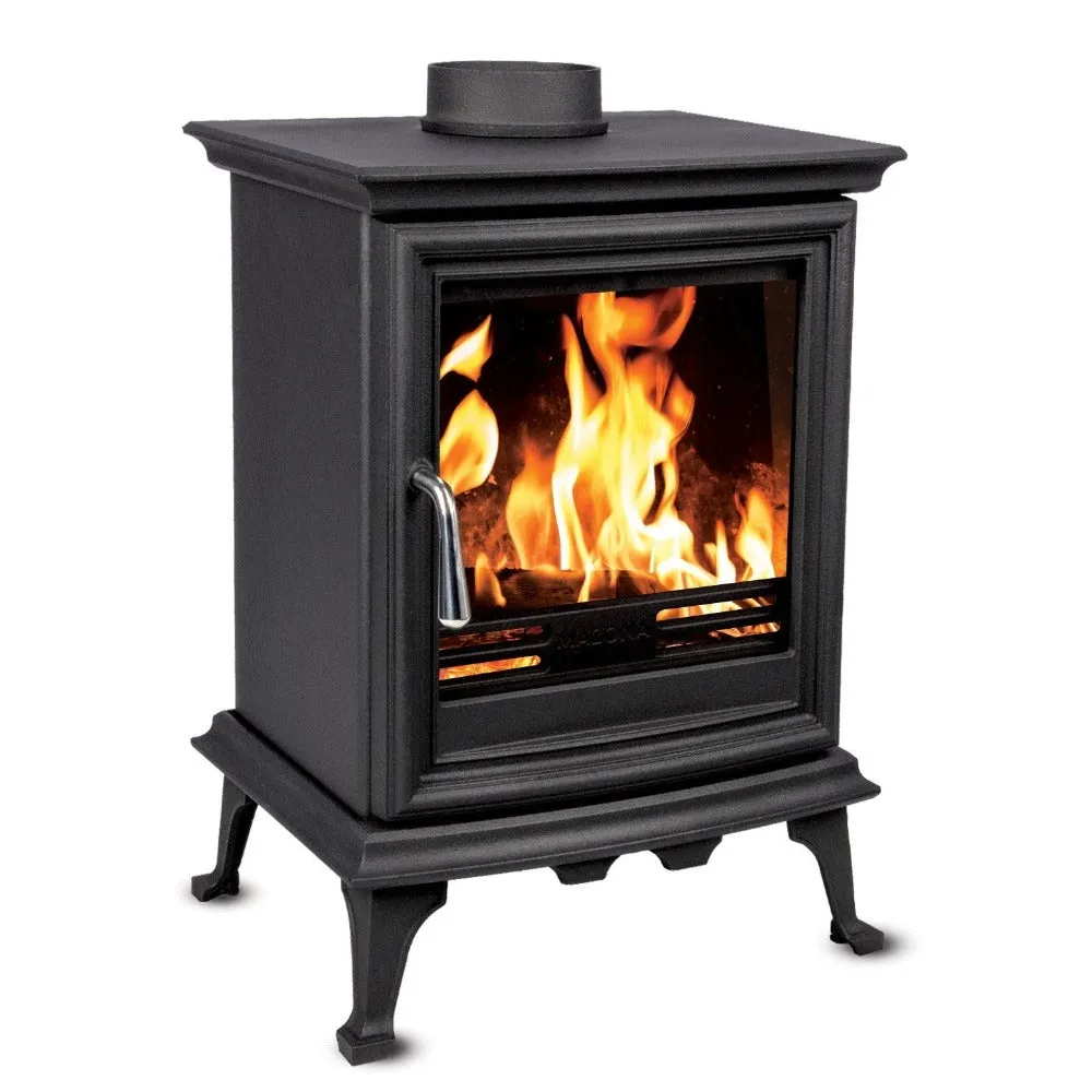 Victoria 5 Traditional Solid Fuel Medium Multi Fuel Stove & Flue Bundle 5KW