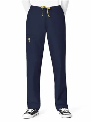 WonderWink Origins Women's Slim Leg Cargo Scrub Pant | Navy